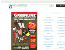 Tablet Screenshot of greenlinedist.com